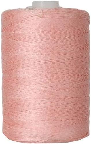 Cotton Quilting Thread, 1000M 50/3, Peach 703 | Long staple cotton thread for quilting, sewing and serging. Low-lint, smooth thread for clean stitches and strong seams.