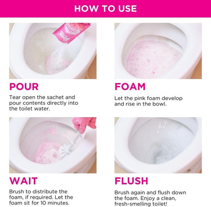 Stardrops Miracle Foaming Toilet Powder, 7 Oz