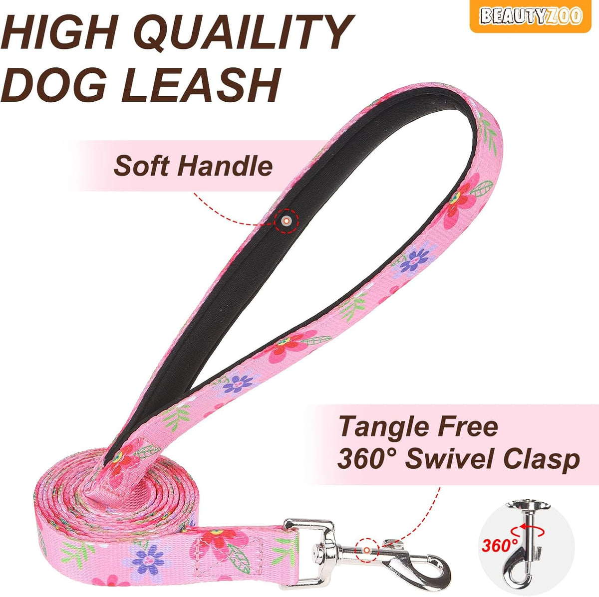 No Pull Dog Harness and Leash Set, Step in Puppy Pet Vest, Medium