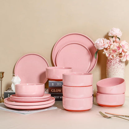 6 Inch Ceramic Cereal Bowls Set of 4, 28oz