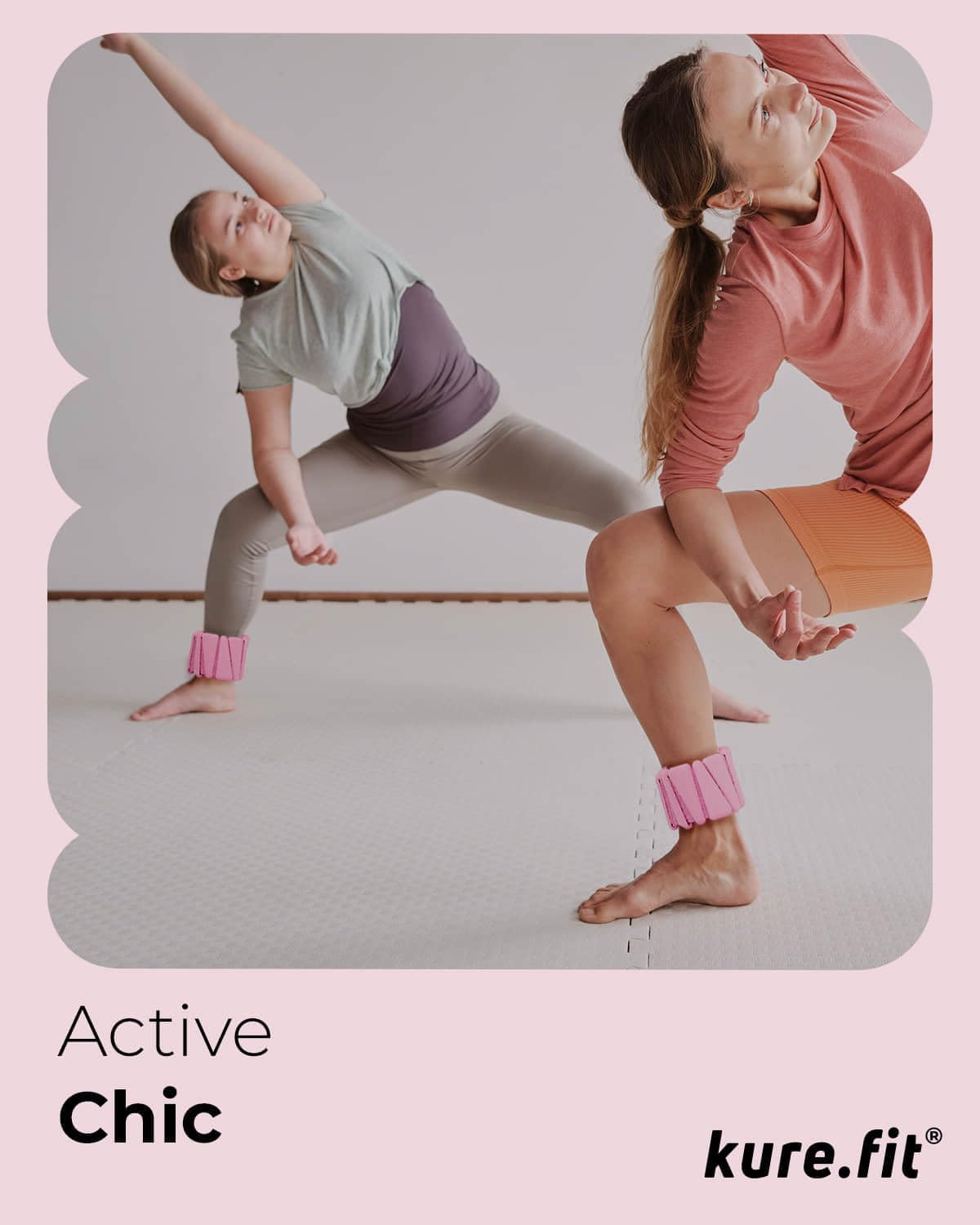 Pilates Wrist & Ankle Weights | Adjustable Weighted Bangles | 1LB/2LB Each