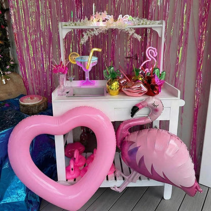 2 Pcs Heart Pool Float for Island Bachelorette Pool Party Decoration