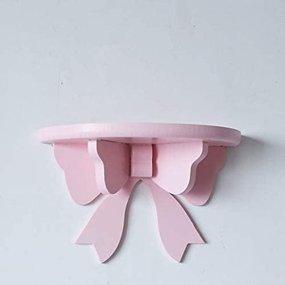 Kawaii Wood Floating Shelf Wall Decor Room Decor Kawaii Pink Room Decor (Pink)