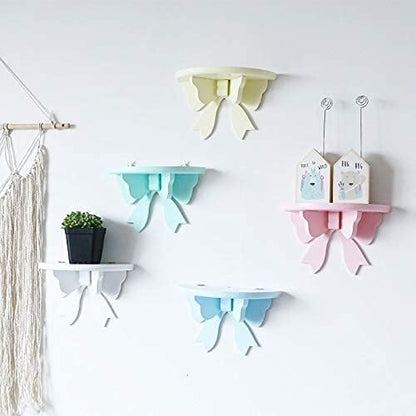 Kawaii Wood Floating Shelf Wall Decor Room Decor Kawaii Pink Room Decor (Pink)