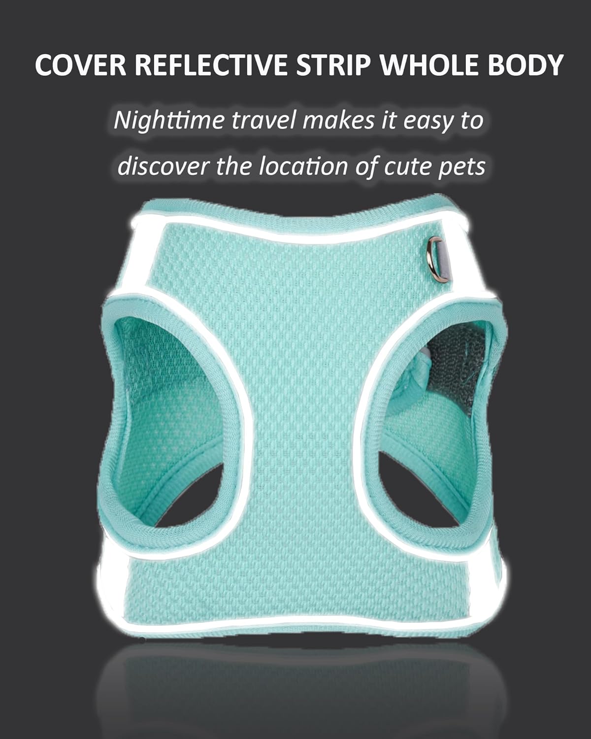 Dog Harness for Small Medium Dogs No Pull, Puppy Harness and Leash Set, Puppy Harness for Small Dogs, Step in Harness for Small Dogs, Small Dog Harness, mesh Dog Harness. (Pink, XS)