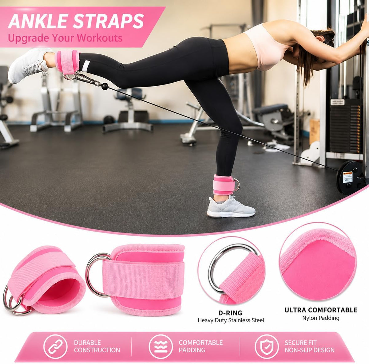 10 PCS Barbell Pad Set for Squat,Hip Thrust Pad Workout Foam