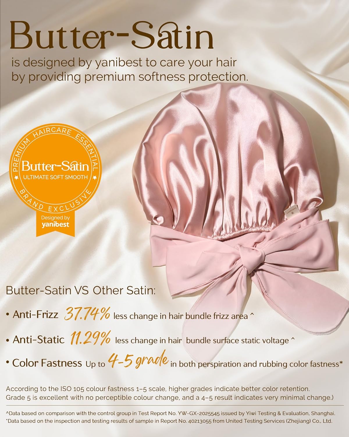 Adjustable Silk Bonnet for Sleeping Women Double Layer Satin Bonnet Reduce Friction Prevent Frizz Curly Hair