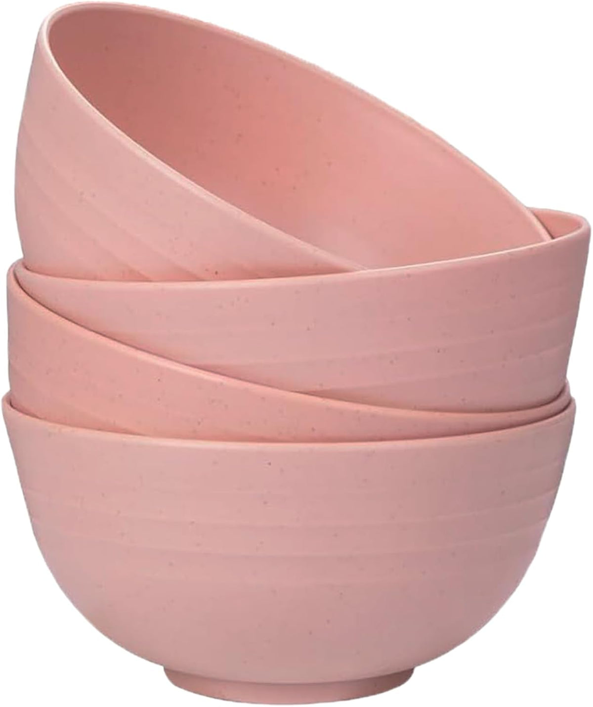 Unbreakable Wheat Straw Cereal Bowls 24 OZ Reusable Soup and Salad Bowl Set