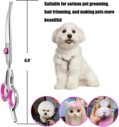 Dog Grooming Scissors, Stainless Steel Pet Grooming Scissors
