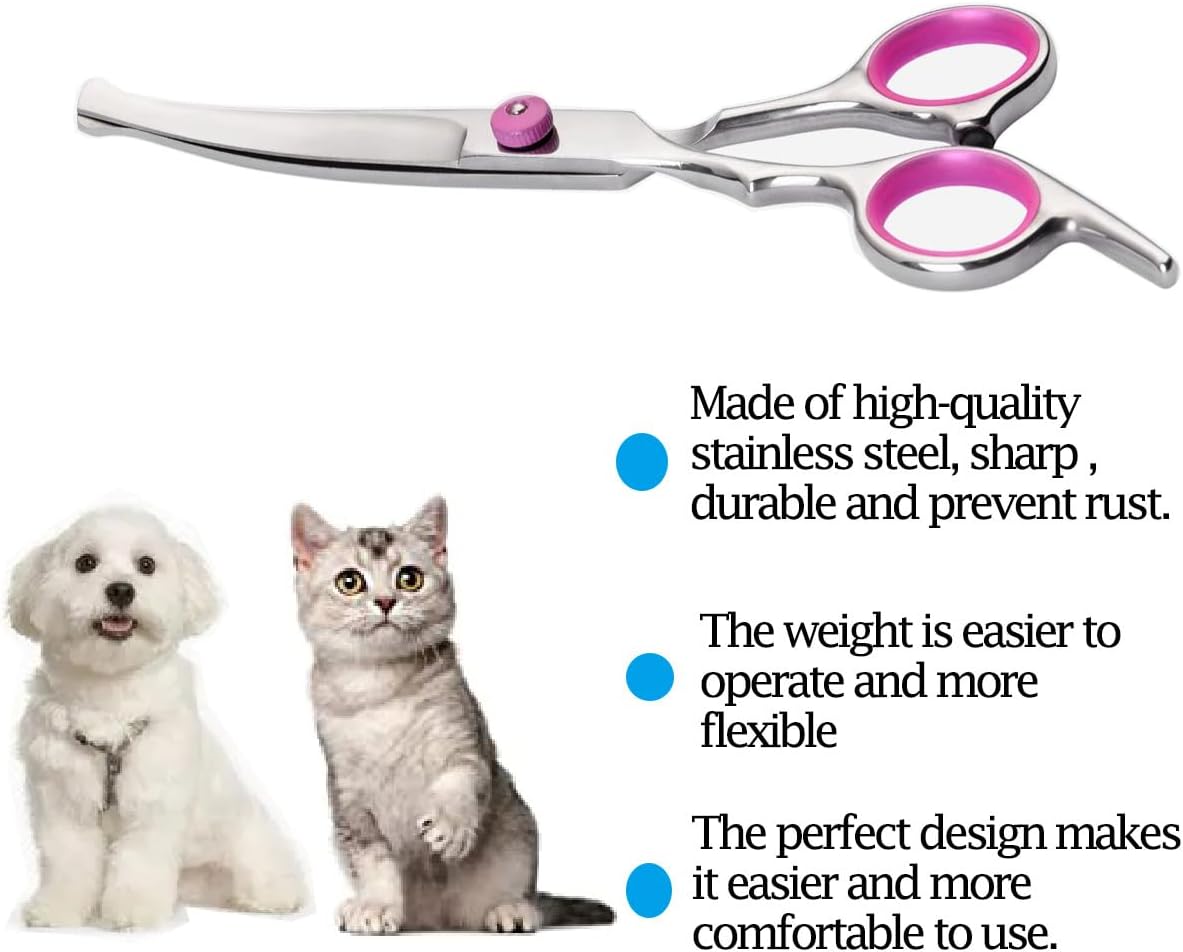 Dog Grooming Scissors, Stainless Steel Pet Grooming Scissors