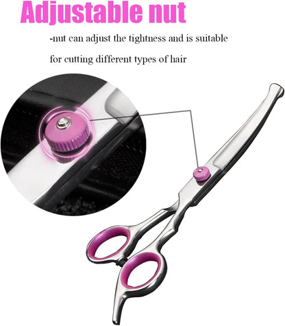 Dog Grooming Scissors, Stainless Steel Pet Grooming Scissors