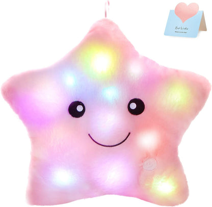 13'' Creative Twinkle Star Glowing Night Light Plush Stuffed Animals Toys