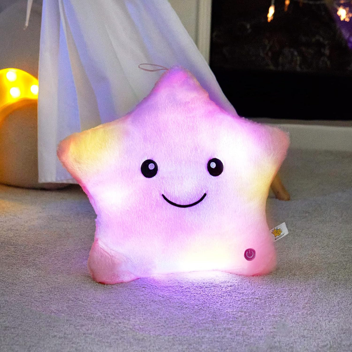 13'' Creative Twinkle Star Glowing Night Light Plush Stuffed Animals Toys