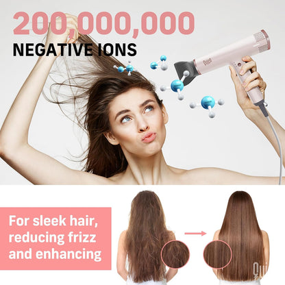 Hair Dryer, 1875W High-Speed BLDC 110000RPM Blow Dryer with Diffuser