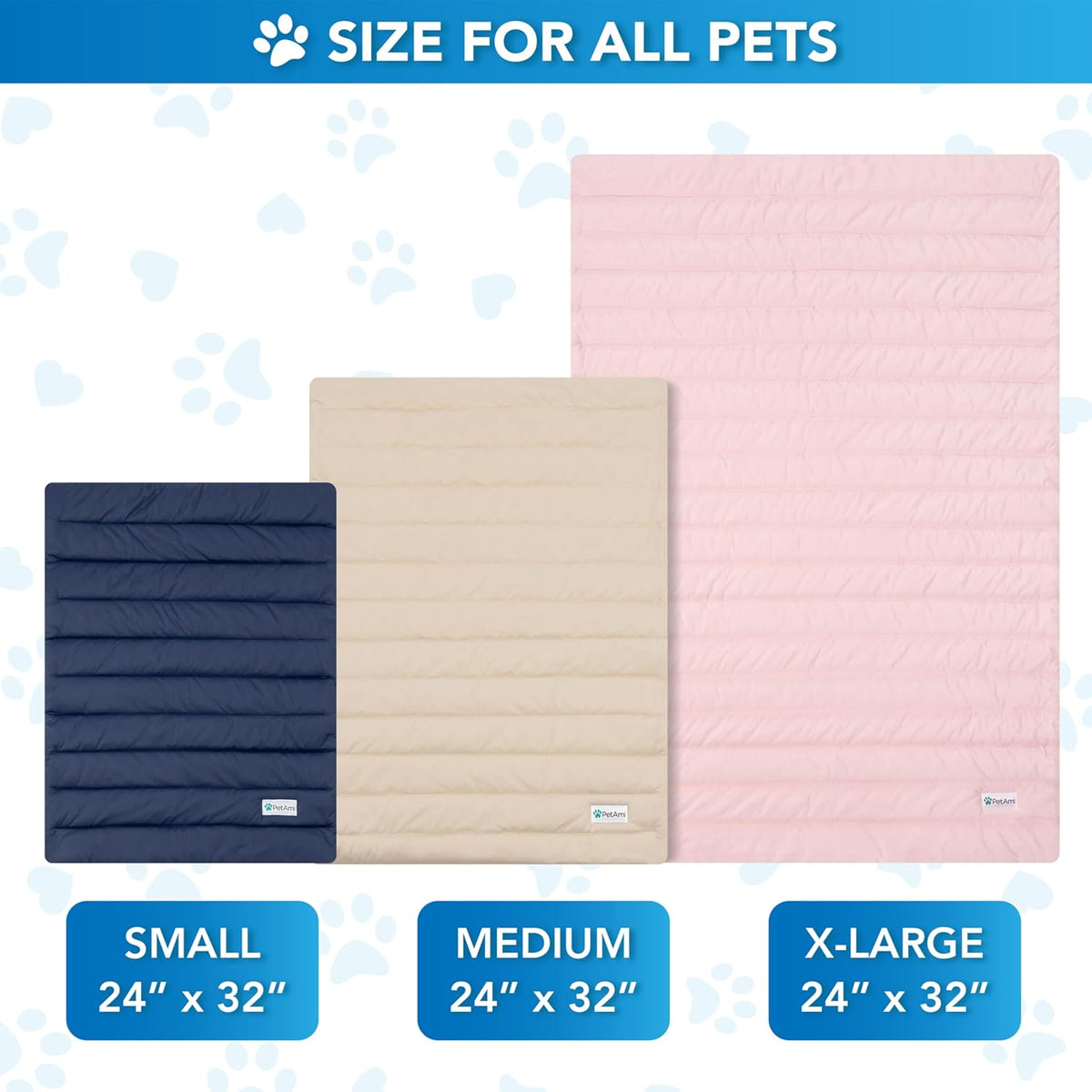 Dog Cooling Mat Blanket Pet Pad for Medium Large Cat, Large 40x60