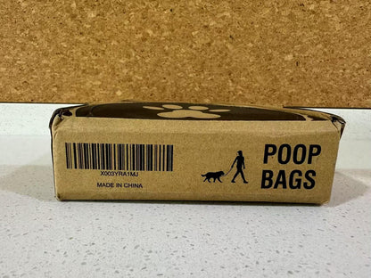 120 Counts Unscented Dog Poop Bags Rolls with Handles