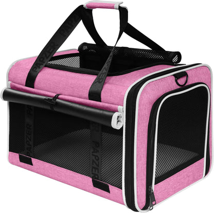 Cat Carrier for Travel, Soft-Sided, Top Loading, Privacy Curtain, to 20 lbs