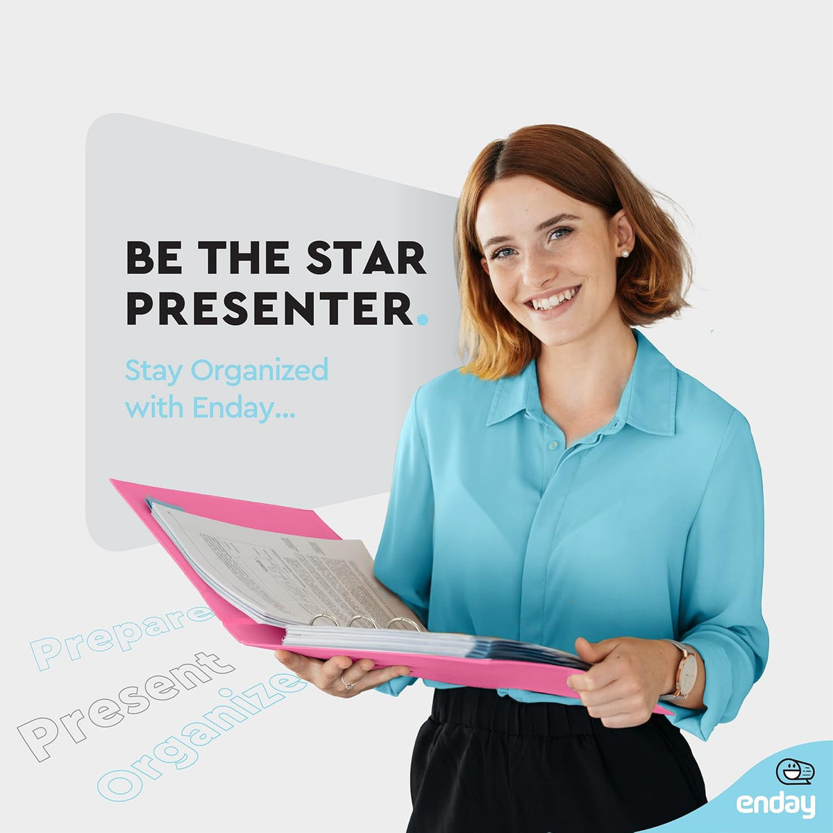 1.5 Inch Binder (6 Pack - Pink) 3 Ring Binder 1.5 inch with Clear View Cover and 2 Inside Pocket - for Letter Size 8.5 x 11'' Paper, Ideal for School Supplies, Office, and Home