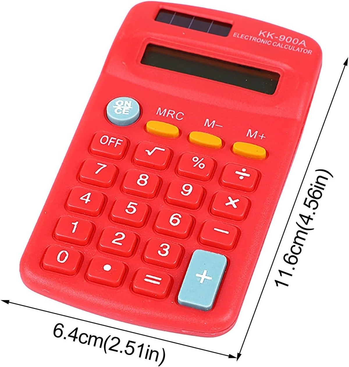 Calculators Desktop,Big Buttons Dual Solar Power and Battery 12 Digits Pink Calculator with Large LCD Display,4 Function Calculators for Business Office Home School Students