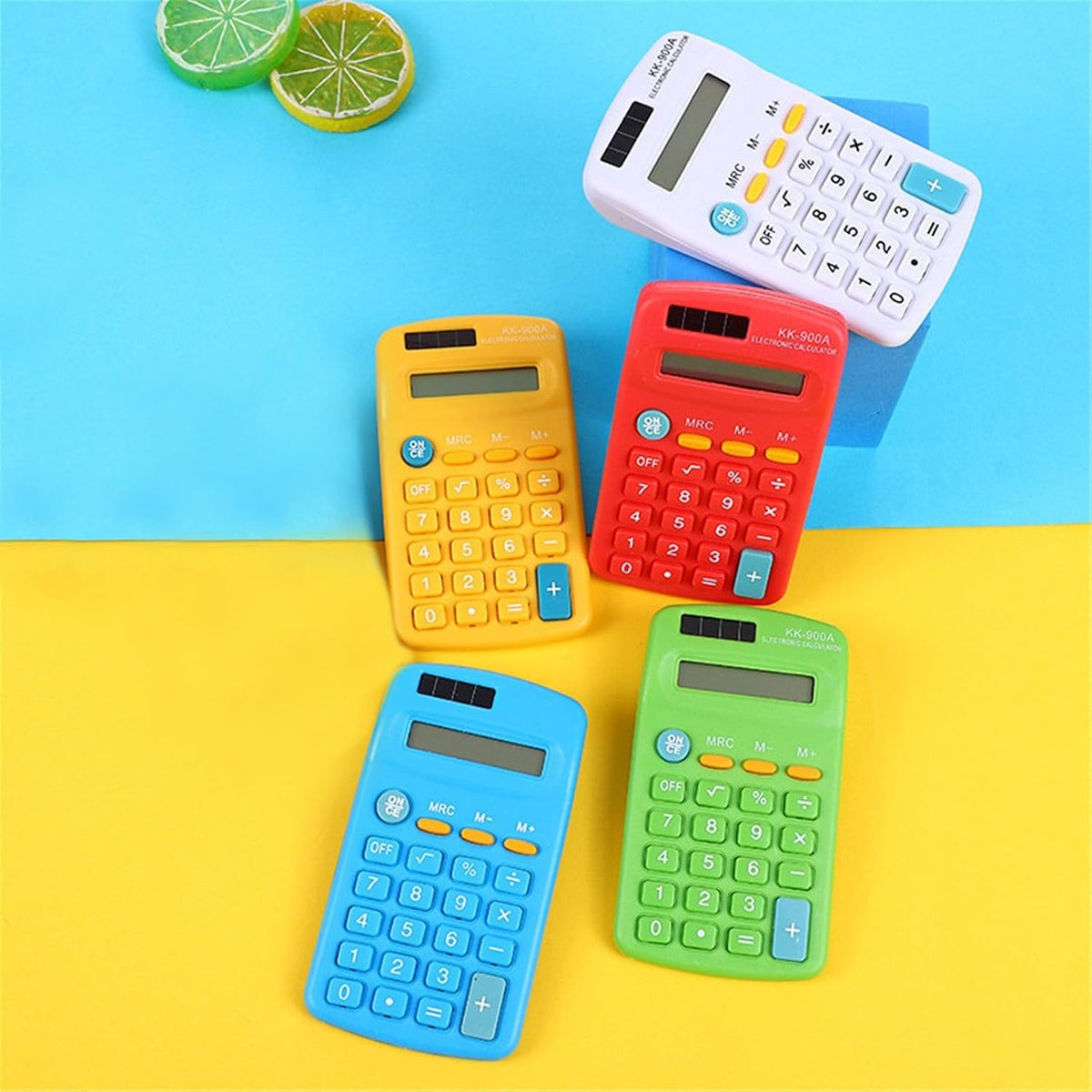 Calculators Desktop,Big Buttons Dual Solar Power and Battery 12 Digits Pink Calculator with Large LCD Display,4 Function Calculators for Business Office Home School Students