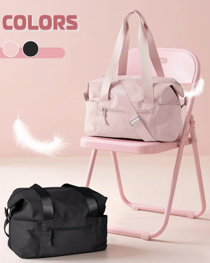 Small Gym Bag with Yoga Mat Holder, Wet Pocket and a Separate Pouch