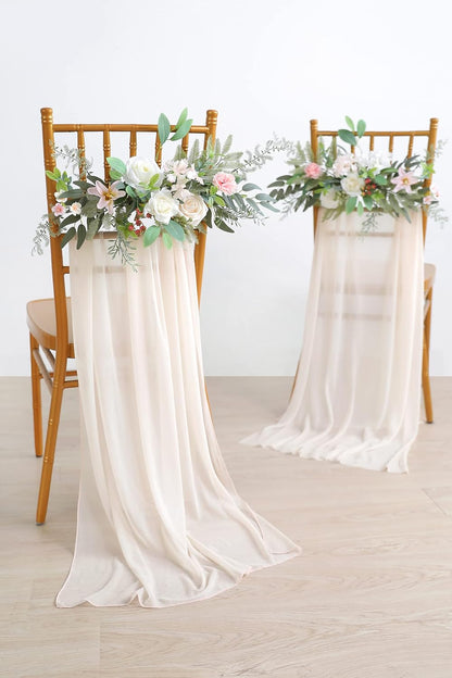 Artificial Greenery Stems Box Set,(Pack of 47pcs) with 9 Kinds of Faux Pink Green Filler for DIY Bridal Bouquets Wedding Floral Arrangement Table Centerpieces