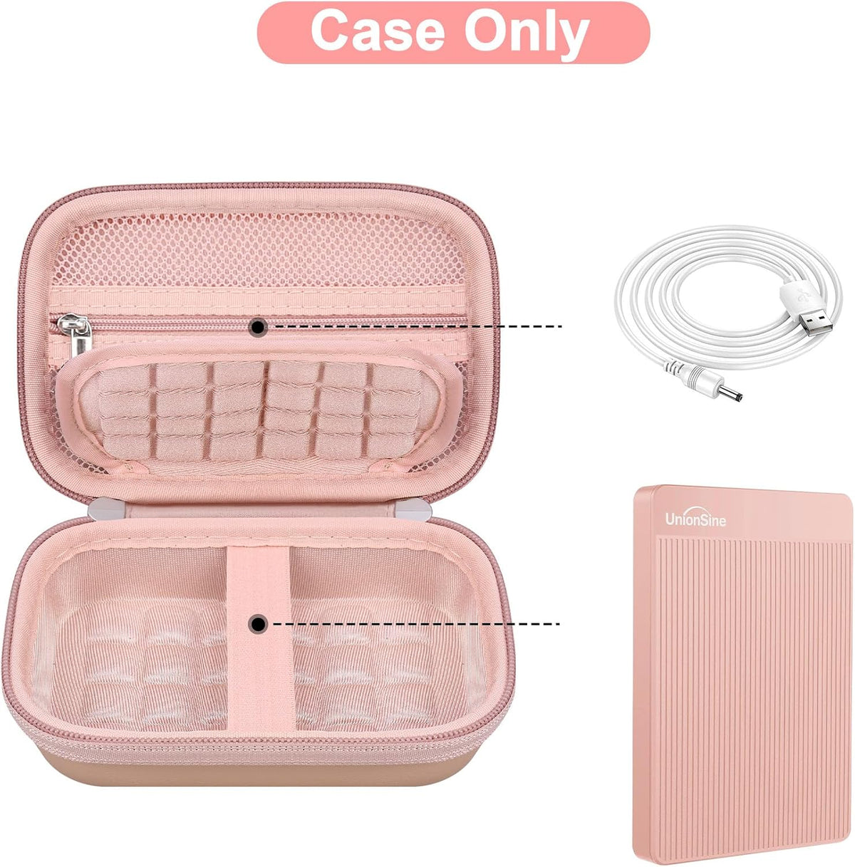 Hard Case for UnionSine Ultra Slim Portable External Hard Drive HDD