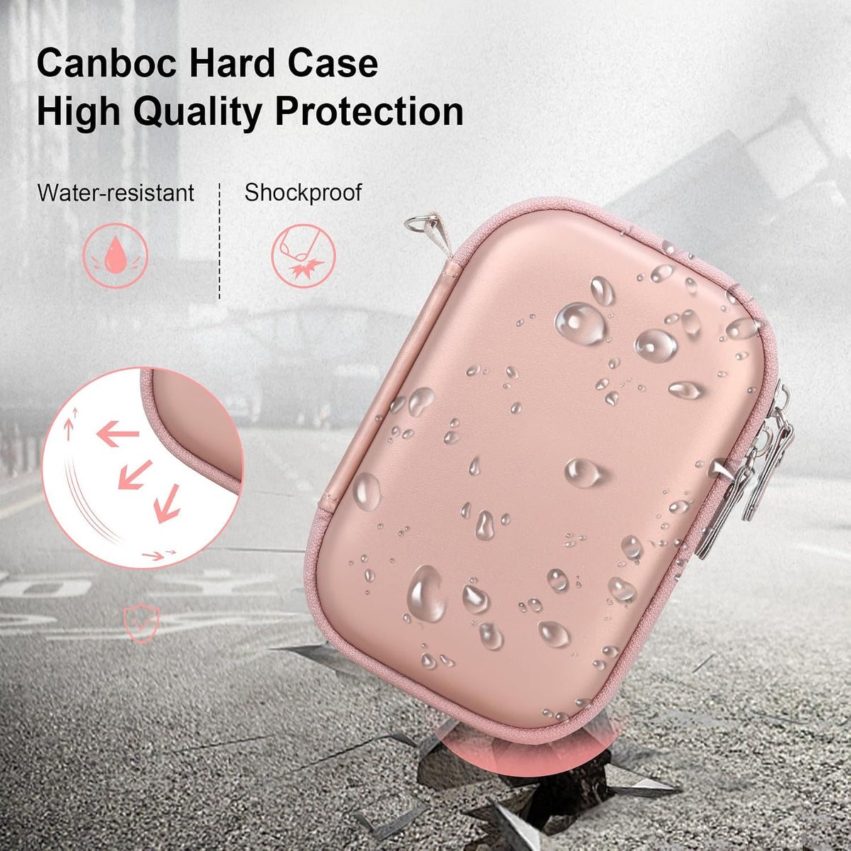 Hard Case for UnionSine Ultra Slim Portable External Hard Drive HDD