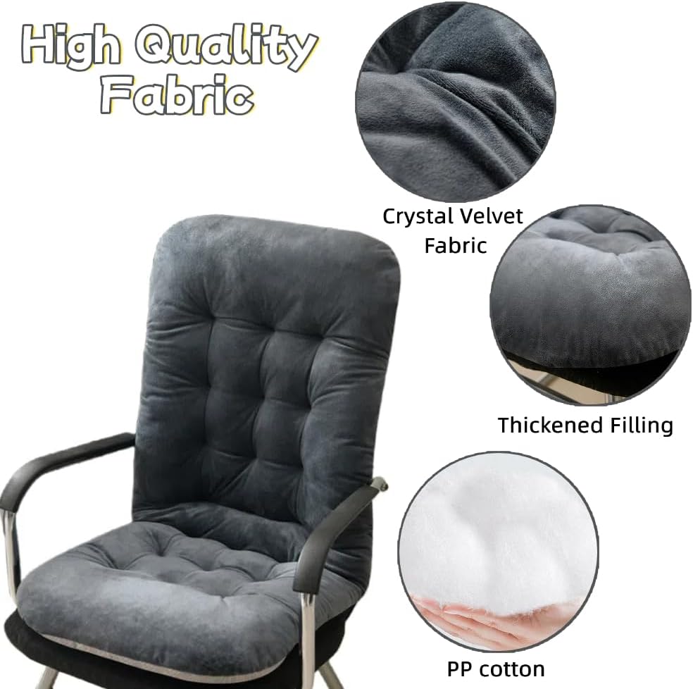 Office Chair Cushion Plush Seat Pad with Back Support Desk Cushions for Gamer Chair Recliner Rocking Chair