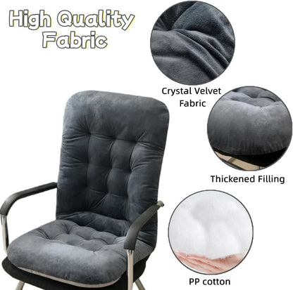 Office Chair Cushion Plush Seat Pad with Back Support Desk Cushions for Gamer Chair Recliner Rocking Chair