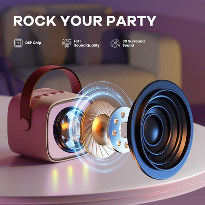Karaoke Machine for Kids Adults,Birthday Gifts for Girls 3-12 Years Old