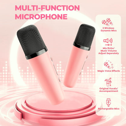Karaoke Machine for Kids Adults,Birthday Gifts for Girls 3-12 Years Old