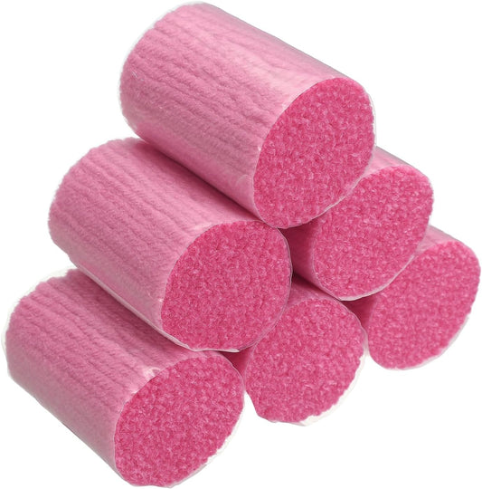 6 Rolls Latch Hook Yarn, 3mm Dark Pink Latch Hook Kit Yarn Precut Hook Rugs Making Crochet Bundles for Rug Adults Beginners Tapestry DIY Craft
