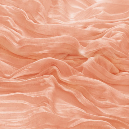 DeZerlor 30 Pack Peach Cheesecloth Napkins Summer Cloth Napkins Set of 30 Dinner Napkins Bulk 21x21 Inches for Wedding Bridal Shower Baby Shower Parties