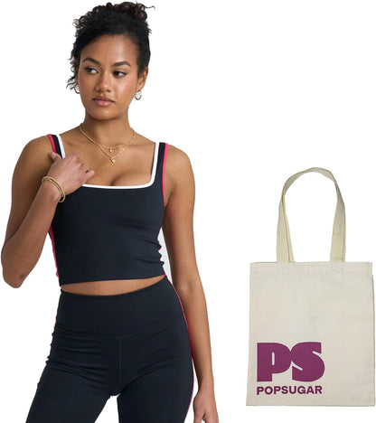 PS Workout Tank Tops for Women with Built in Bra, Racerback Sports Athletic Shirts Camisole Yoga Top with Shelf Bra