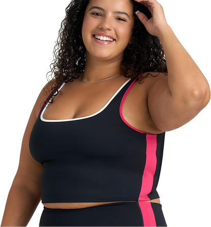 PS Workout Tank Tops for Women with Built in Bra, Racerback Sports Athletic Shirts Camisole Yoga Top with Shelf Bra