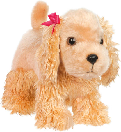 Pucci Pups – Plush Puppy – Carrier Bag – Golden Dot Glam Bag & Cocker Spaniel – Comb & Purse – Stuffed Animal – 2+ Years