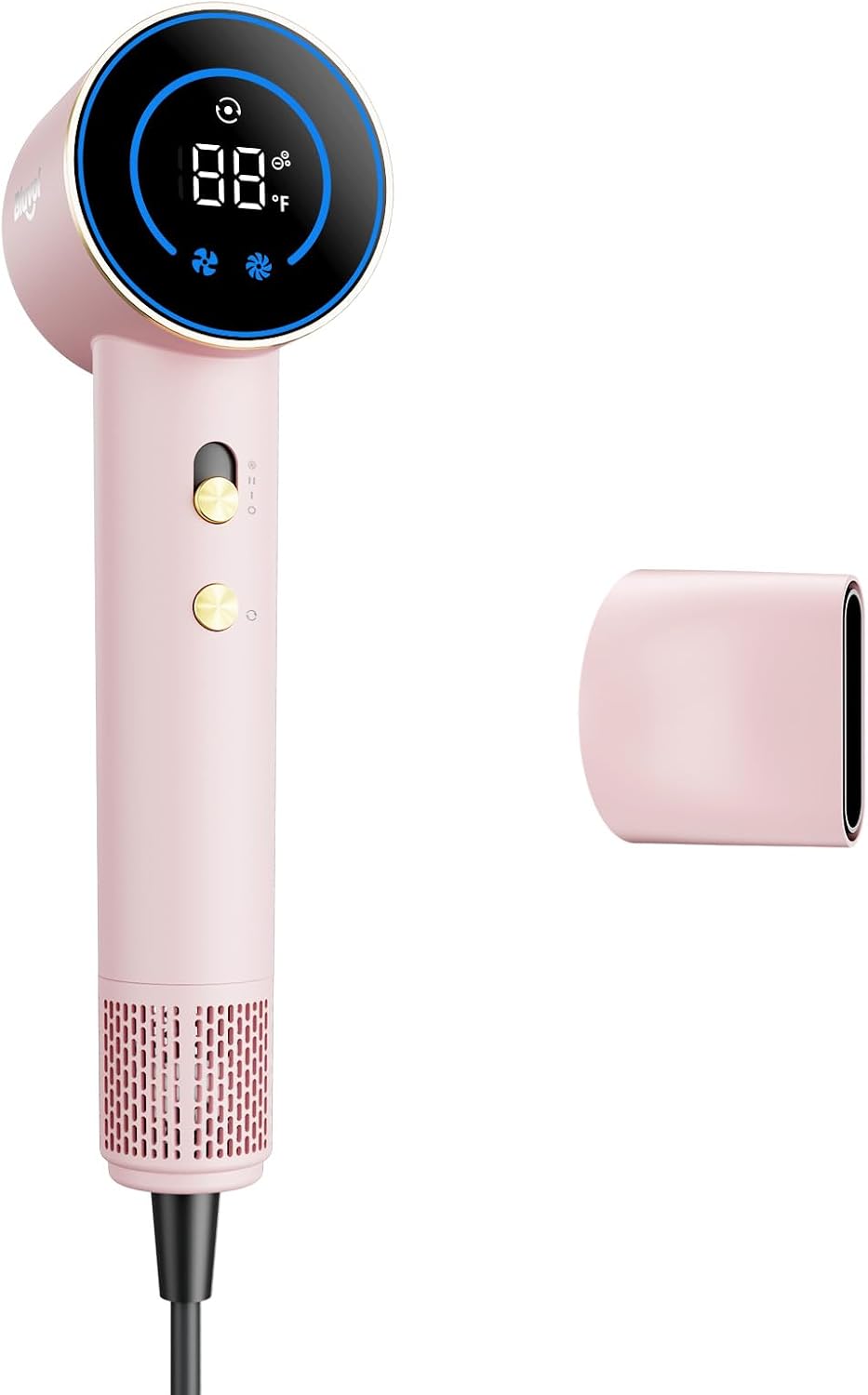SonicDry H10 Apex Travel Hair Dryer, 0.74lb, 56dB Low Noise