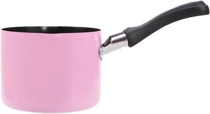 Small Milk Pot, 550ml Non-Stick Saucepan with Dual Spouts