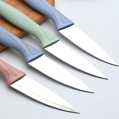 3Pcs Sharp and Durable Fruit Knife (pink, Blue, Green)