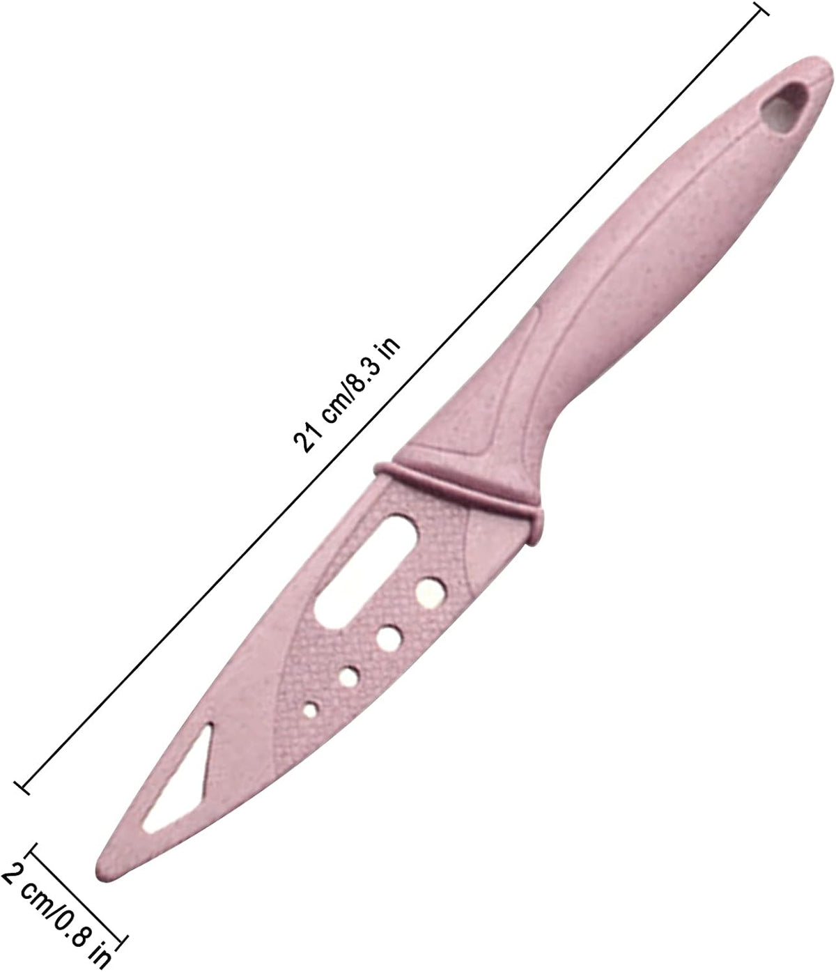 3Pcs Sharp and Durable Fruit Knife (pink, Blue, Green)