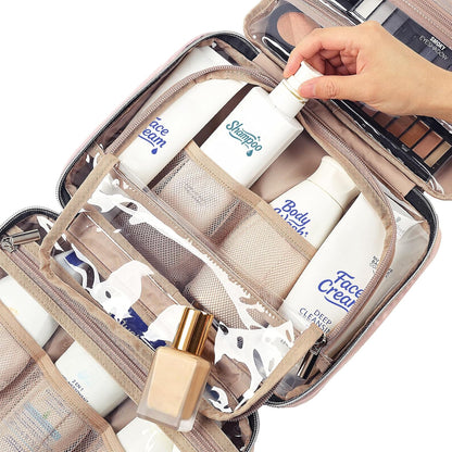 Travel Toiletry Bag for women, Portable Hanging makeup Organizer