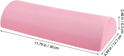 Half Roller for Fitness Lumbar Relief EVA Pink for Women