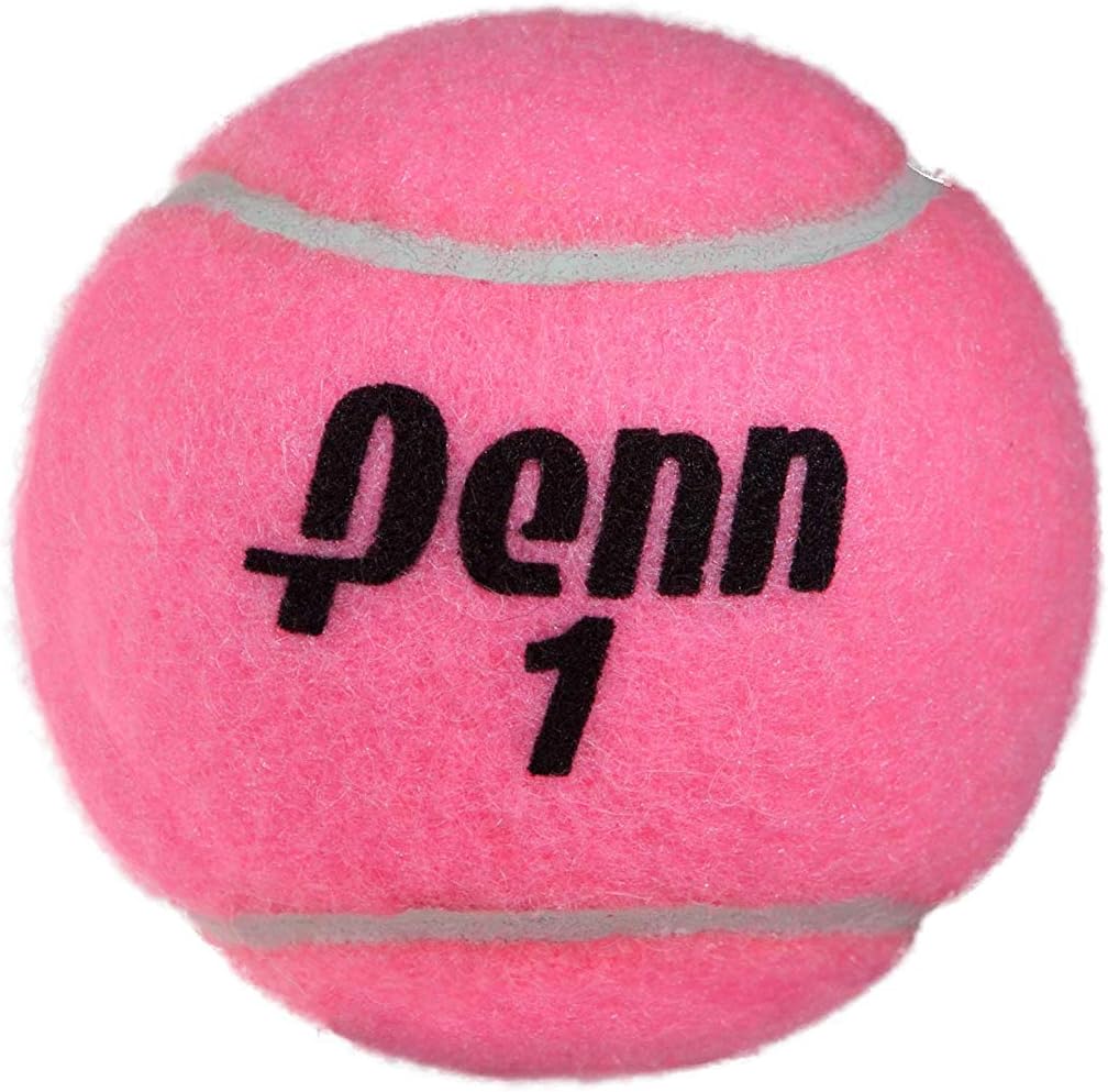 Penn Pink Championship XD Extra-Duty Felt Hard Court Tennis Balls (6 Cans = 1/4 Case)