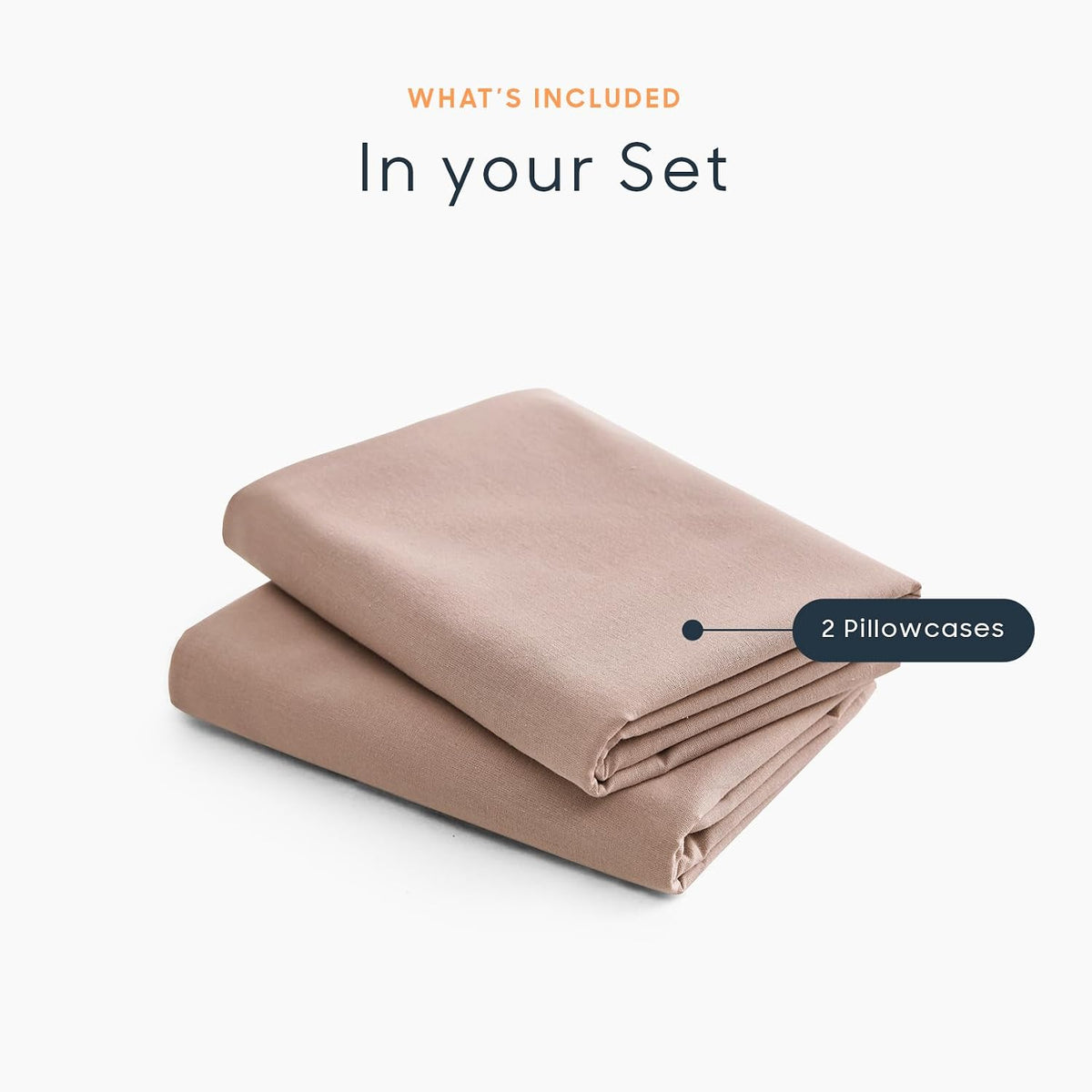 Cotton Pillow Cases, 100% Washed Cotton, Breathable Neutral Farmhouse, Set of 2 Pillowcases Pillow Shams Covers, Dusty Pink, Standard Size 20x26 Inches