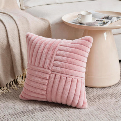 Pink Valentines Decorative Throw Pillow Covers 18x18 Set of 2
