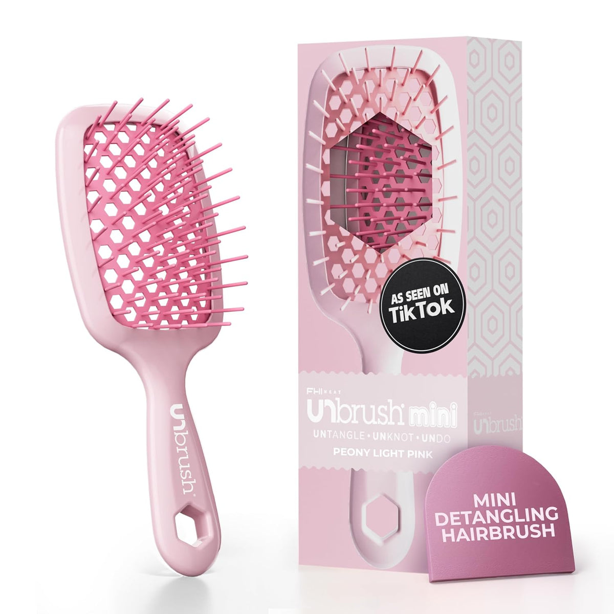 FHI Heat UNbrush Mini Detangling Brush for Wet & Dry Hair