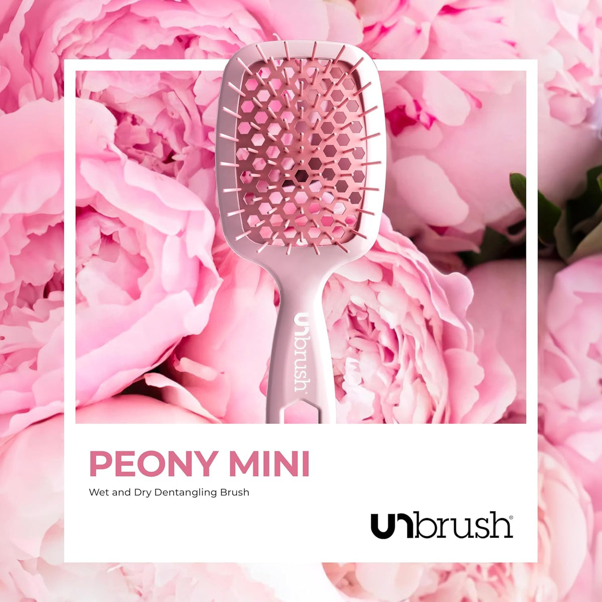 FHI Heat UNbrush Mini Detangling Brush for Wet & Dry Hair