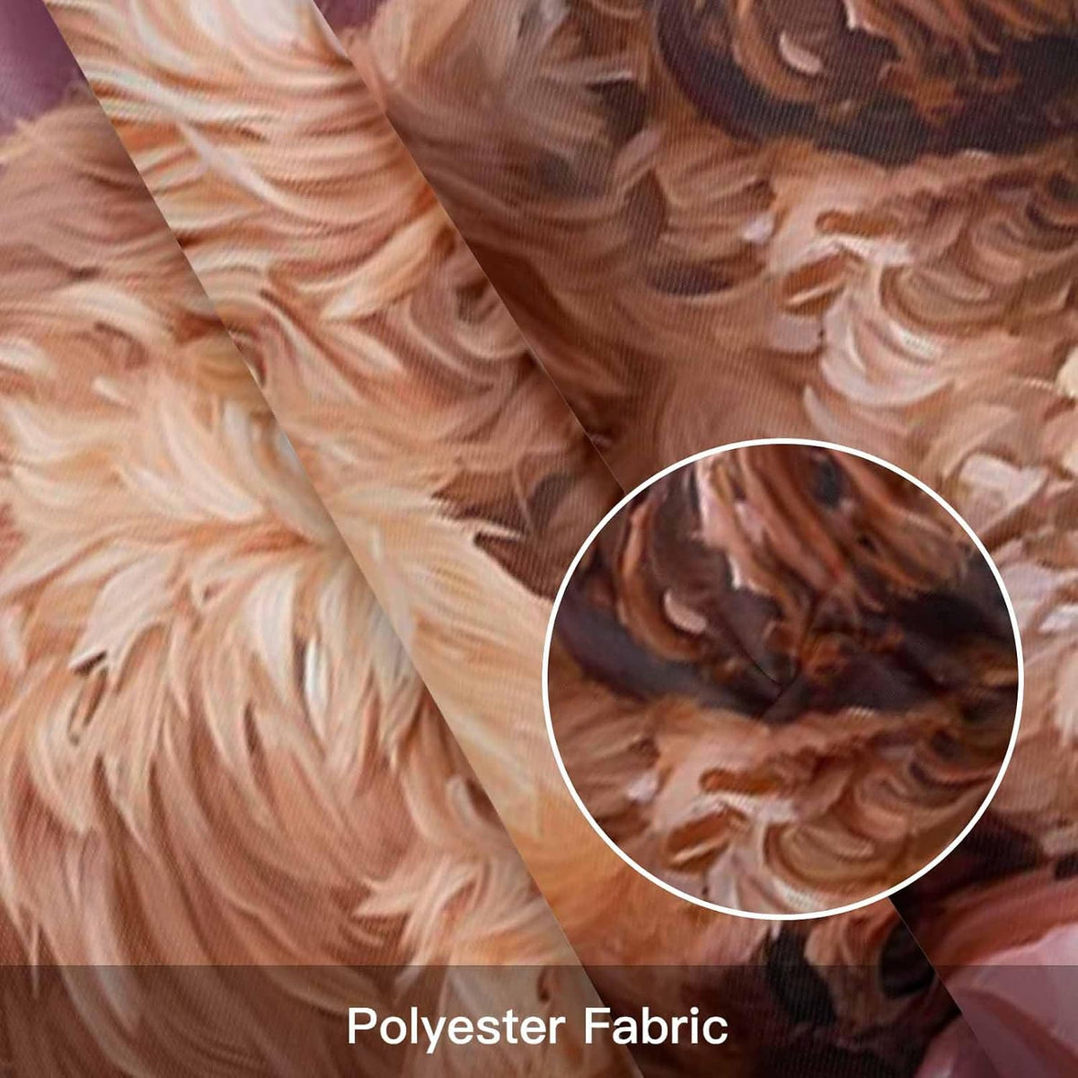 Sleeping Poodle Valance for Windows Eye Mask Animals Fluffy Fur Puppy Pink Kitchen Curtain Valances Window Treatment Short Topper Curtains for Kitchen Bathroom Living Room 1 Panel , 54x18 Inch