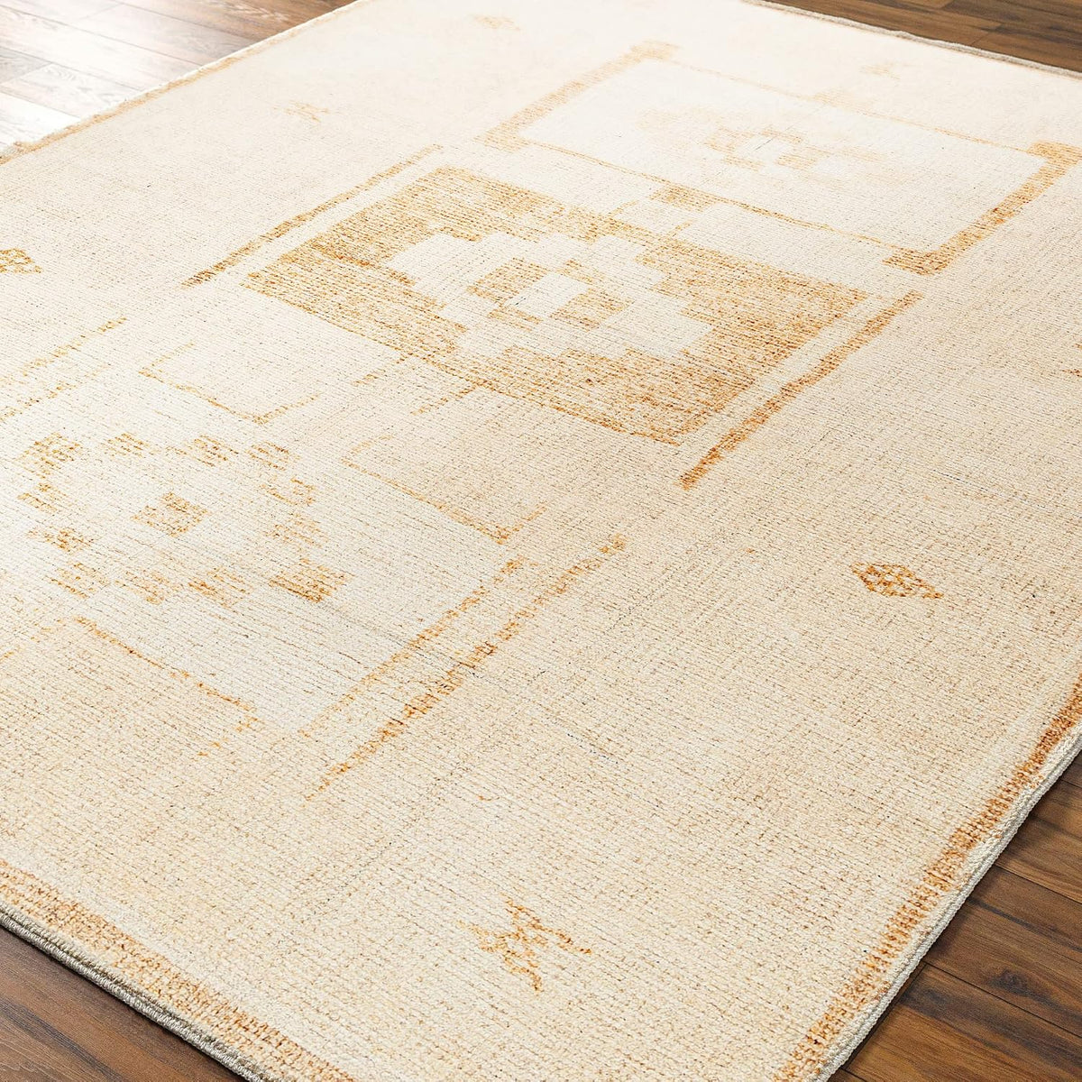 x Becki Owens Solana Medallion Area Rug , 7'10" x 10', Peach
